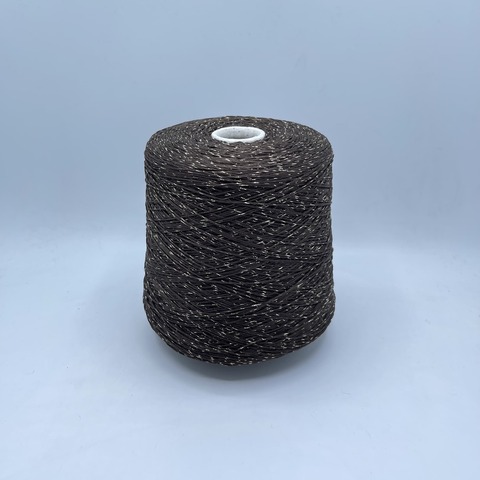 Luxury Selection by RiGo (пр.Италия), art- Smaltato, 400 м/100гр, 90% Мерсеризованный хлопок  10%Полиэстер(люрекс) ,цвет-Коричневый(757),арт.24230
