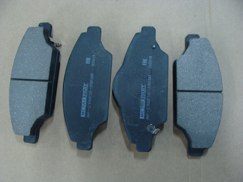 колодка тормозная пер. диск. УАЗ Профи 1,5 т (к-т 4 шт.) MetalPart (с 2021 г.)