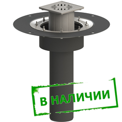 ТП-03.У.100/4 Воронка для эксплуатируемой кровли с трапом Dn110