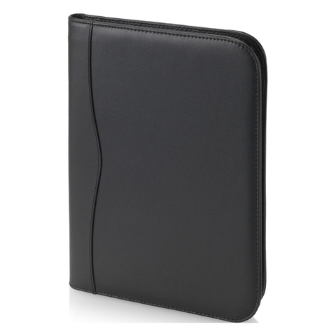 Папка Ebony A4 на молнии (Чёрный)