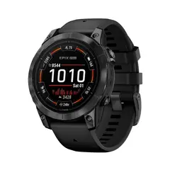 Умные часы Garmin Epix Pro (Gen 2), 47mm, Standard Edition, Slate Gray / Black Band (010-02803-01)