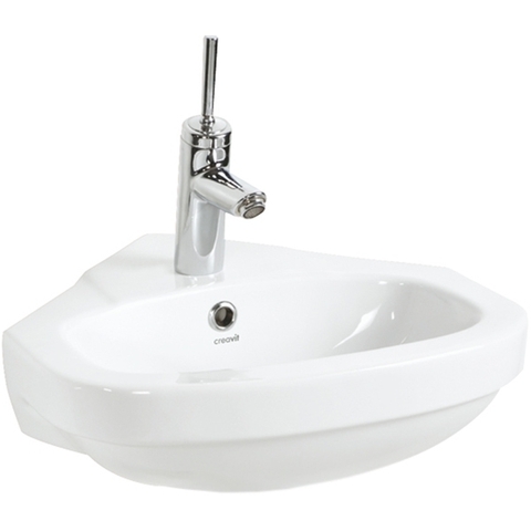 Creavit Corner VT145-00CB00E-0000 Раковина подвесная угловая 45x45, цвет: белый