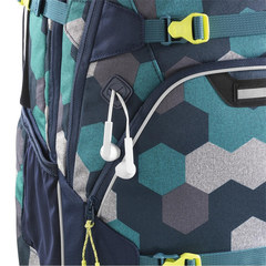 Рюкзак Coocazoo ScaleRale Blue Geometric Melange синий/бирюзовый