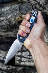 Нож Ruike Fang P105 черно-синий