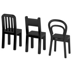 Набор крючков IKEA FJANTIG (ФЬЙАНТИГ), Черный, 6х12 см, 3 шт