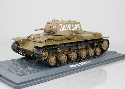 Tank KV-1 1941 year 1:43 DeAgostini Tanks. Legends Patriotic armored vehicles #3