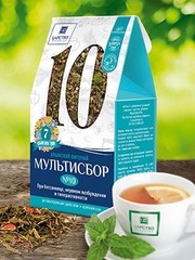 Травяной мультисбор №10 при бессоннице и нервном возбуждении ТМ Царство Ароматов