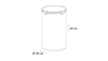Fixsen Eco Style FX-1031B Корзина для белья, цвет: бежевый