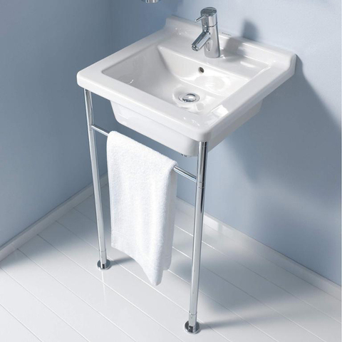 Duravit Starck 3 30641000 Металлическая консоль, регулировка по высоте + 50мм для умывальника 030348, хром