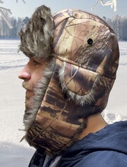 Шапка-ушанка Skully LFM-160 dark autumn - 2