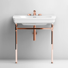 ArtCeram Civitas CIA001 77 ROSA ORO Металическая структура для раковины фото