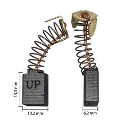 Щетка графитовая UNITED PARTS для METABO KS/KGS216 (аналог 1388734023) 6,2х10,2х13,3мм (90-0813)
