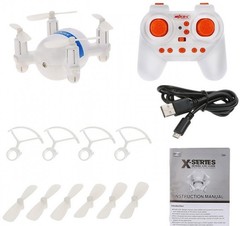 Радиоуправляемый мини-квадрокоптер MJX X929H Mini - White с барометром и автовзлетом