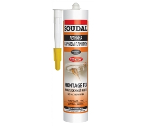 Soudal Монтаж Фикс клей быстроотверждающийся, 310 мл