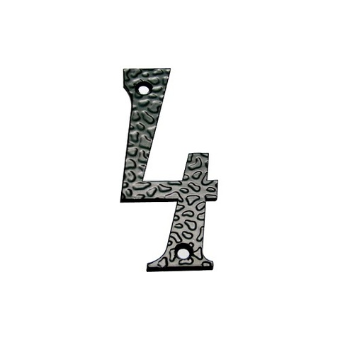 Цифра дверная НОЭЗ 4-110-S черный