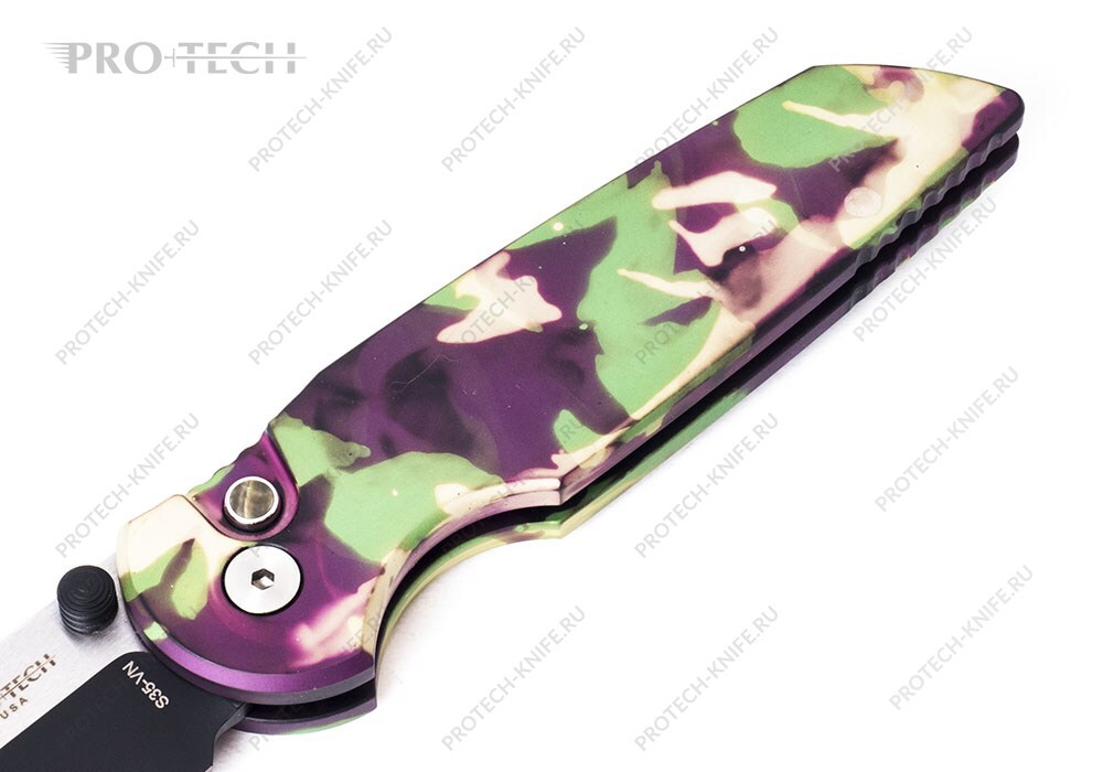 Нож Pro-Tech TR-3 Integrity KW Exclusive Mardi Gras Camo 2 Tone - фотография 