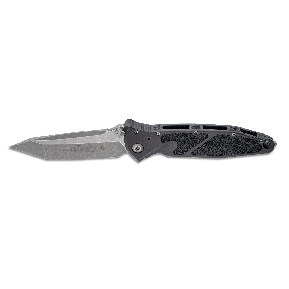 Складной нож Microtech Socom Elite Tanto 161-10, сталь M390, рукоять алюминий, черный