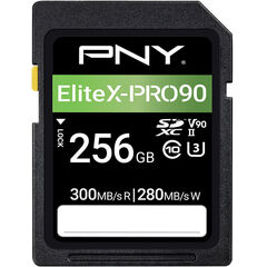 Карта памяти PNY 256GB EliteX-PRO 90 UHS-II SDXC 300МБ/с