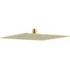 Boheme Qubic 421-MG Верхний душ латунь MATT GOLD 30*30cm