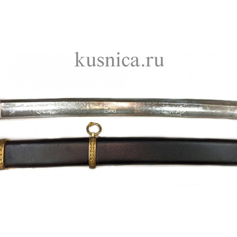 Шашка казачья образца 1881г. клинок дамасская сталь арт.Р1Д