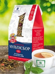 Травяной мультисбор №1 для профилактики и лечения ОРЗ и ОРВИ ТМ Царство Ароматов