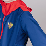 Детская беговая ветровка с капюшоном Nordski Run Patriot