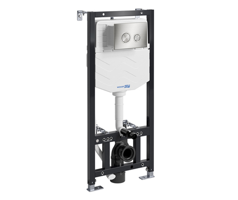 WasserKRAFT Aller 10TLT.010.ME.BN01 Инсталляция для унитаза с клавишей, цвет: никель