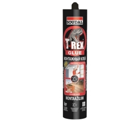 Soudal T-REX (red) клей монтажный, белый, 380 г
