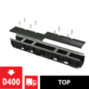 Alcaplast AVZ103-R201 Дренажный канал 100 мм с оцинкованной рамой и чугунной решеткой