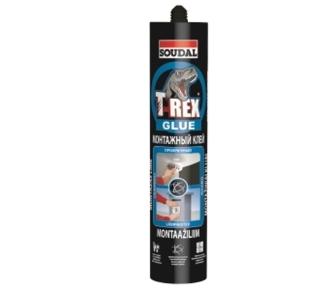 Soudal T-REX (wb blue) клей монтажный, прозрачный, 310 г