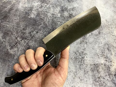 Кухонная тяпка, сталь N690, рукоять G10