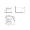 GROHE Cube 3948700H Биде напольное
