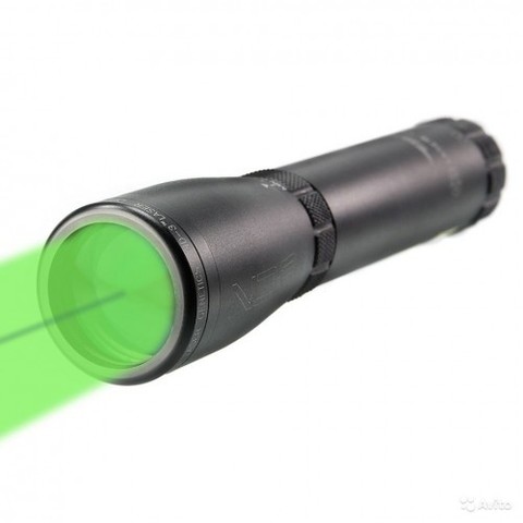 ФОНАРЬ ТАКТИЧЕСКИЙ ЛАЗЕРНЫЙ COMBAT ND-3 PRO (WOLFF ™) ЗЕЛЁНЫЙ