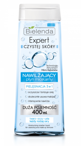 CLEAN SKIN EXPERT Мицеллярная вода увлажняющая 400 мл