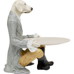 Фигура декоративная Gentleman Dog Tray «Пёс-джентльмен с подносом» 29 см