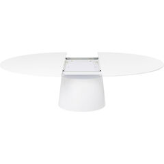Стол раздвижной Benvenuto White Gloss200(50)x110cm