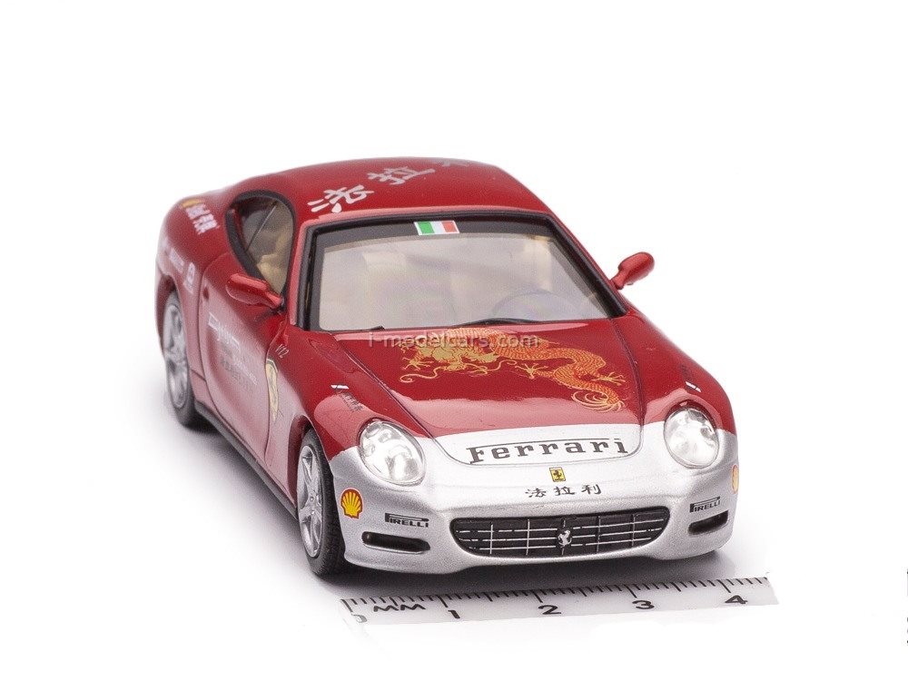 MODEL CARS Ferrari 612 Scaglietti China Tour 2005 red 1:43