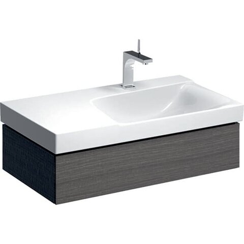 Geberit Xeno2 500.514.43.1 Тумба под раковину, 88x22x46.2см, Серый / Меламин, древесная структура
