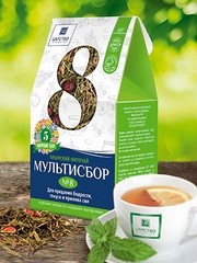 Травяной мультисбор №8 (для бодрости тонуса и прилива сил) ТМ Царство Ароматов