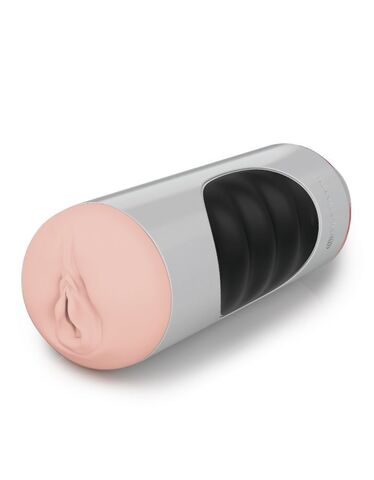 Вибромастурбатор-вагина с мягкой тубе Pipedream Extreme Toyz Mega Grip Vibrating Stroker Pussy
