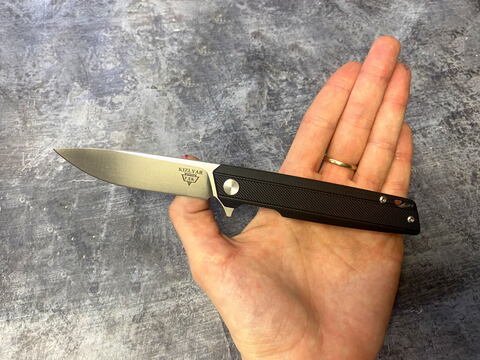 Складной нож Чила Black, сталь D2, G-10, ТДК Кизляр