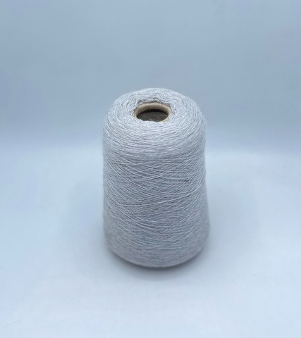 Бобинная пряжа (пр.Италия), 2/28 1400м/100гр,  50% меринос, 50% акрил, цвет-Серый меланж, арт.34187