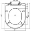 Ravak X01549 Сиденье для унитаза Uni Chrome 02A белое