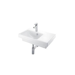 Jacob Delafon Odeon Up E4757G-00 Раковина-столешница 65 см, раковина слева фото