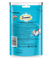 Dreamies лакомство для взрослых кошек с лососем 60 г