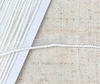 Кант органза с бисером, ш. 1,5 см, бисер ш. 0,5 см, молочный