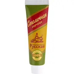 Горчица МЖК Столичная Русская 12 штук по 100 г