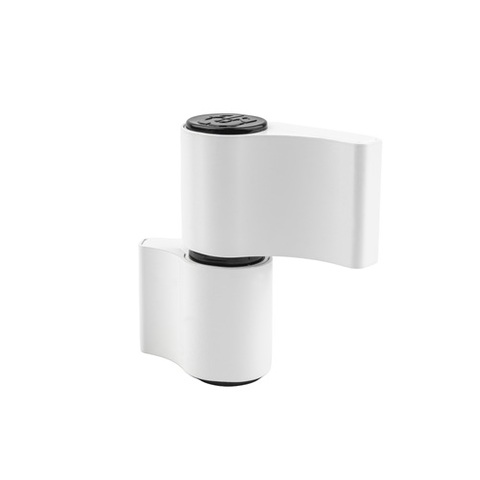 Петля дверная для профильных дверей PUNTO IN-U2-120A-3D RAL 9016 белый АНКЕРНАЯ /65683/