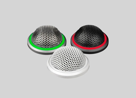 Двунаправленный миниатюрный конденсаторный микрофон граничного слоя Shure MX395B/BI-LED