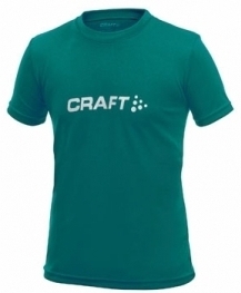 Футболка Craft Light Logo для юниоров green